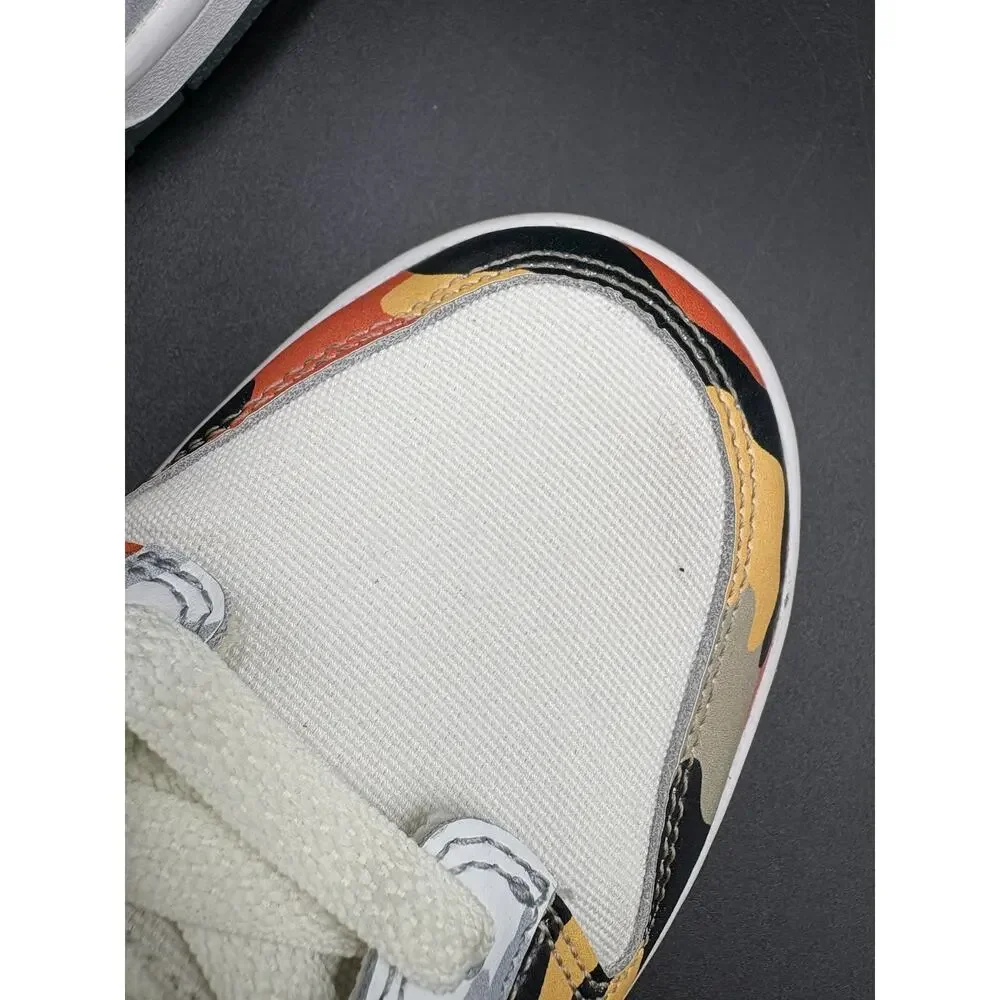 Nike Dunk Low SE Grade School Sail Multi-Camo DB1909-100 Youth Size 5.5=W Sz 7